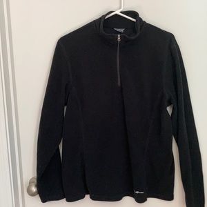 Eddie Bauer XL black fleece.